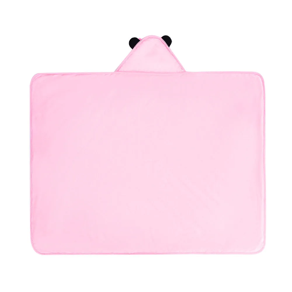 Personalized Ultra-soft Baby Hooded Blanket for Black Hair Baby