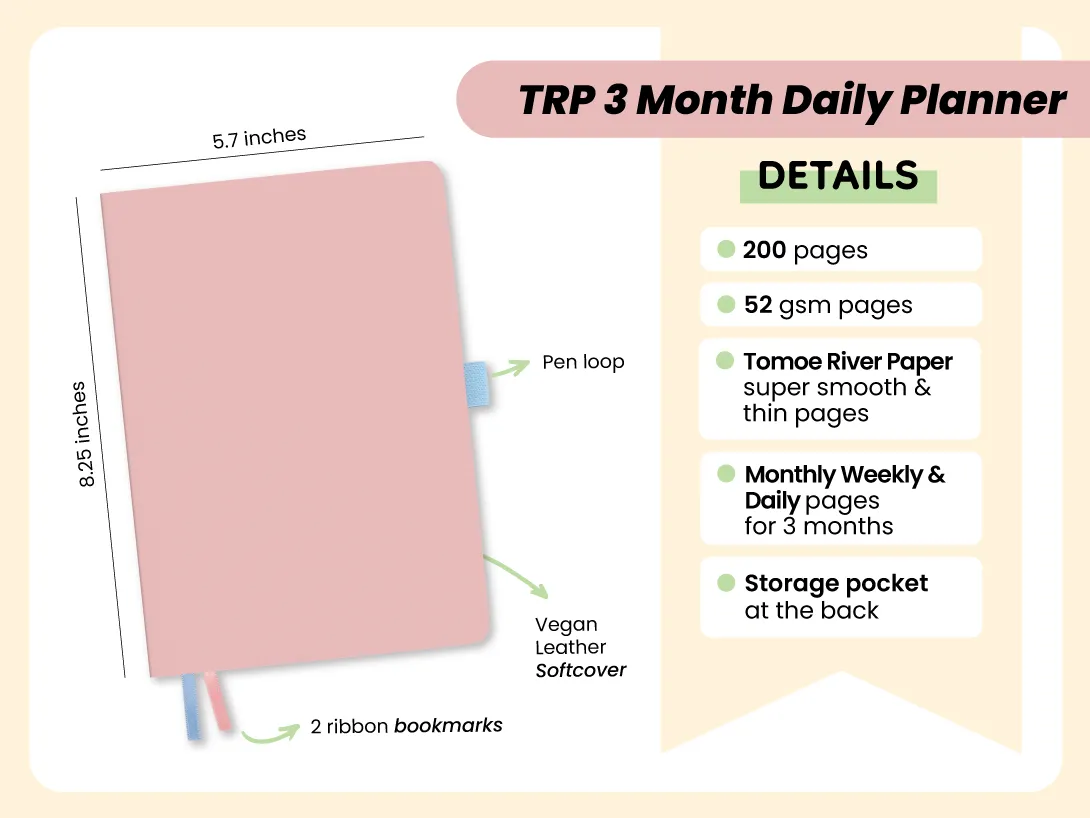 (Pre-order) Blast Off! TRP 3-Month Daily Planner