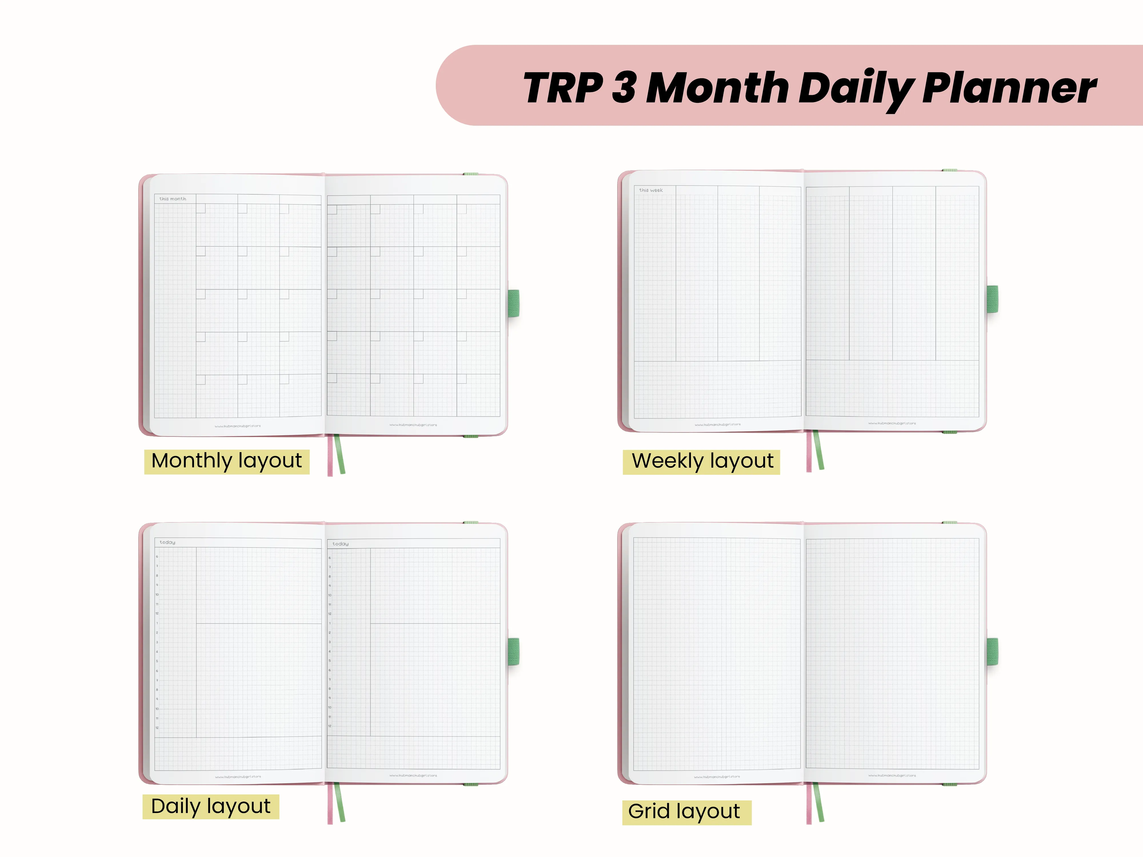 (Pre-order) Blast Off! TRP 3-Month Daily Planner