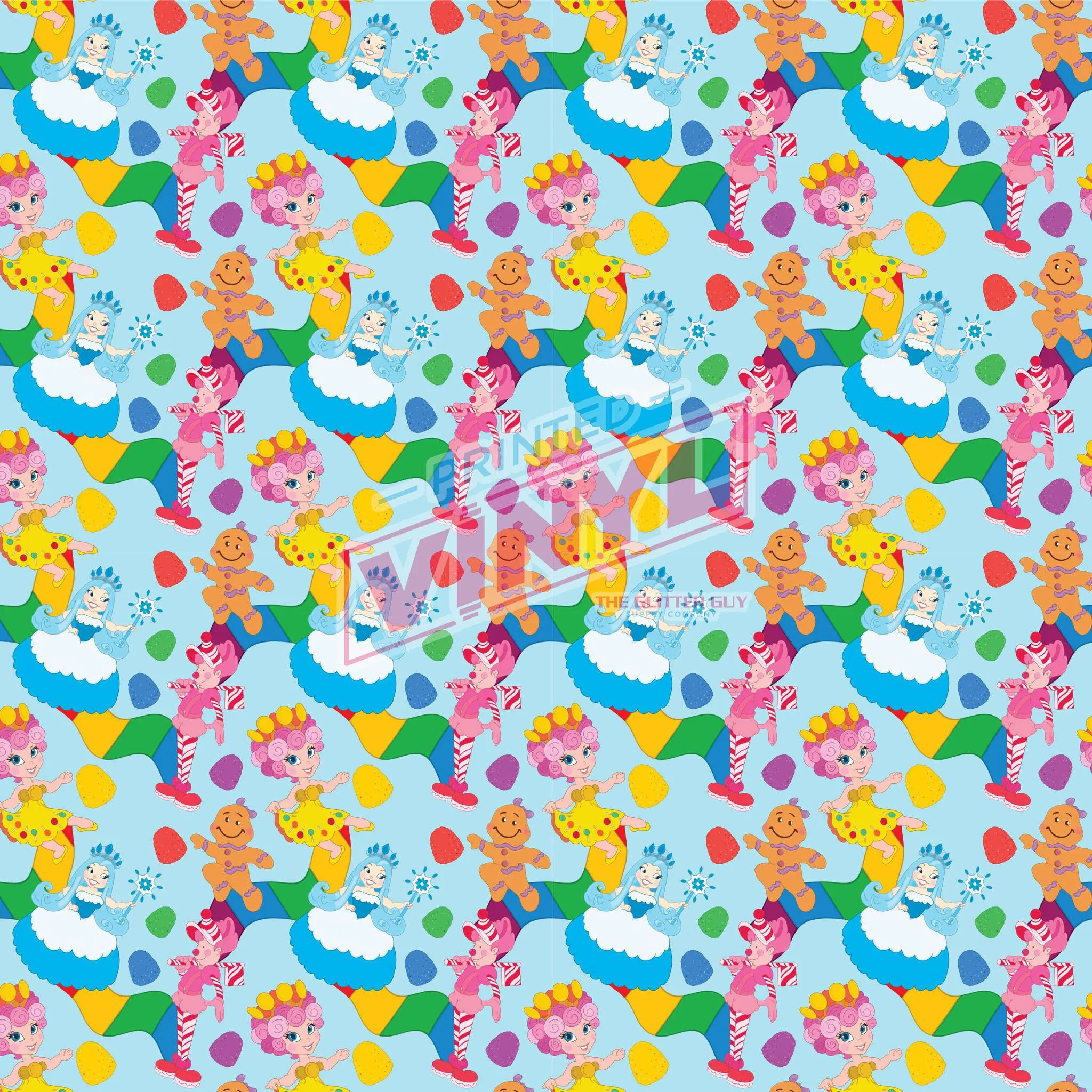 Printed Vinyl - Candy Games
