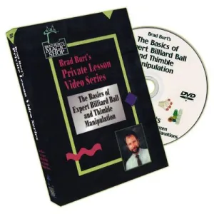 Private Lesson VS - Basics of Billiard Ball And Thimble Manipulation by Brad Burt - DVD