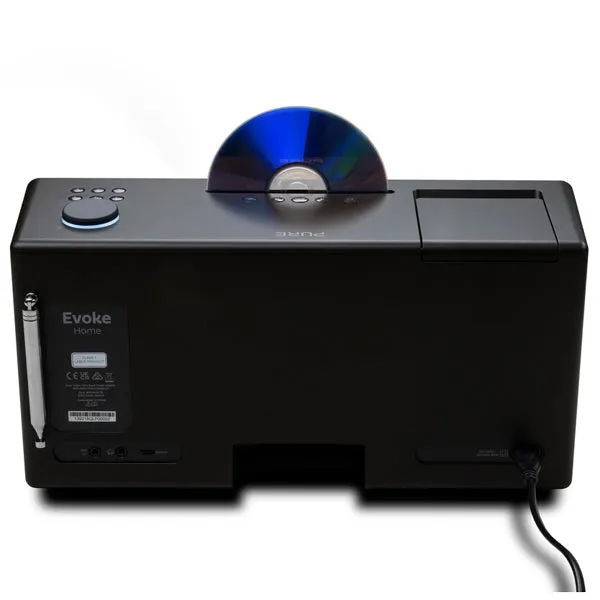 Pure Evoke Home All-in-One Music System Coffee Black