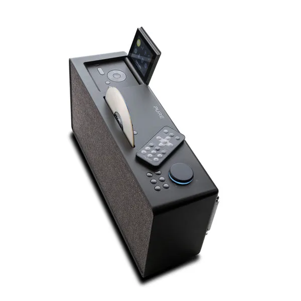 Pure Evoke Home All-in-One Music System Coffee Black