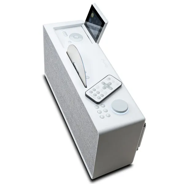 Pure Evoke Home All-in-One Music System Cotton White