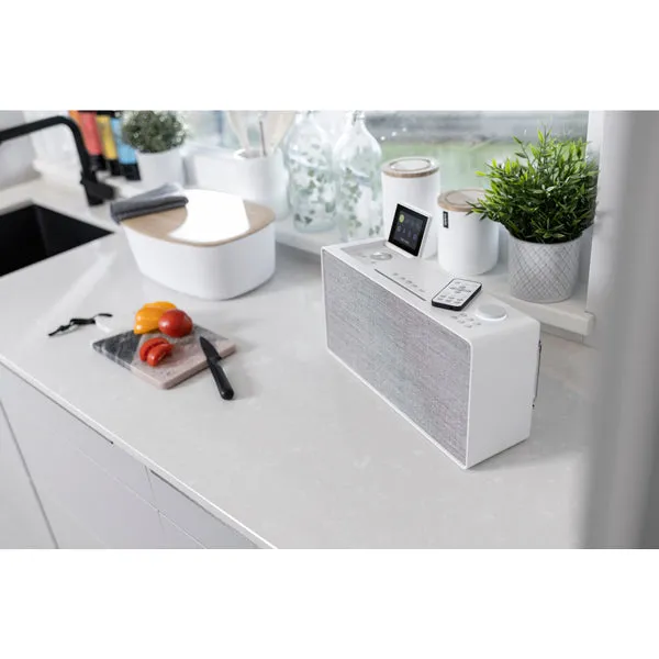 Pure Evoke Home All-in-One Music System Cotton White