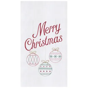 Retro Merry Christmas Kitchen Towel