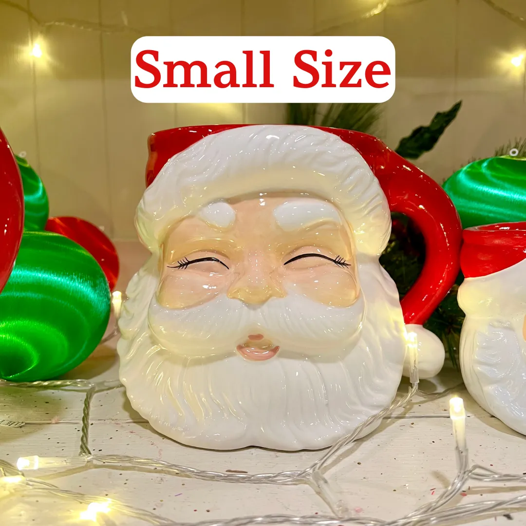 Retro Santa Container- 2 Sizes
