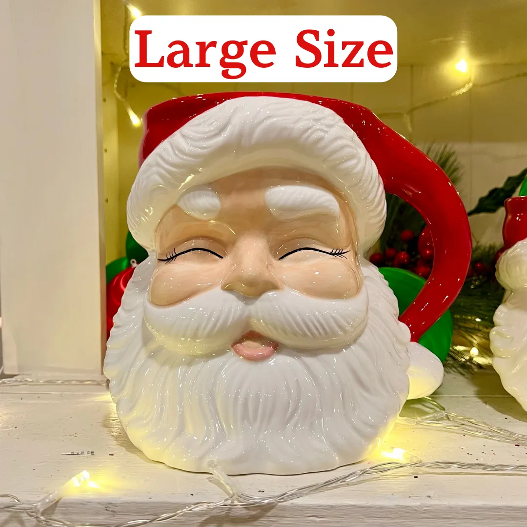 Retro Santa Container- 2 Sizes