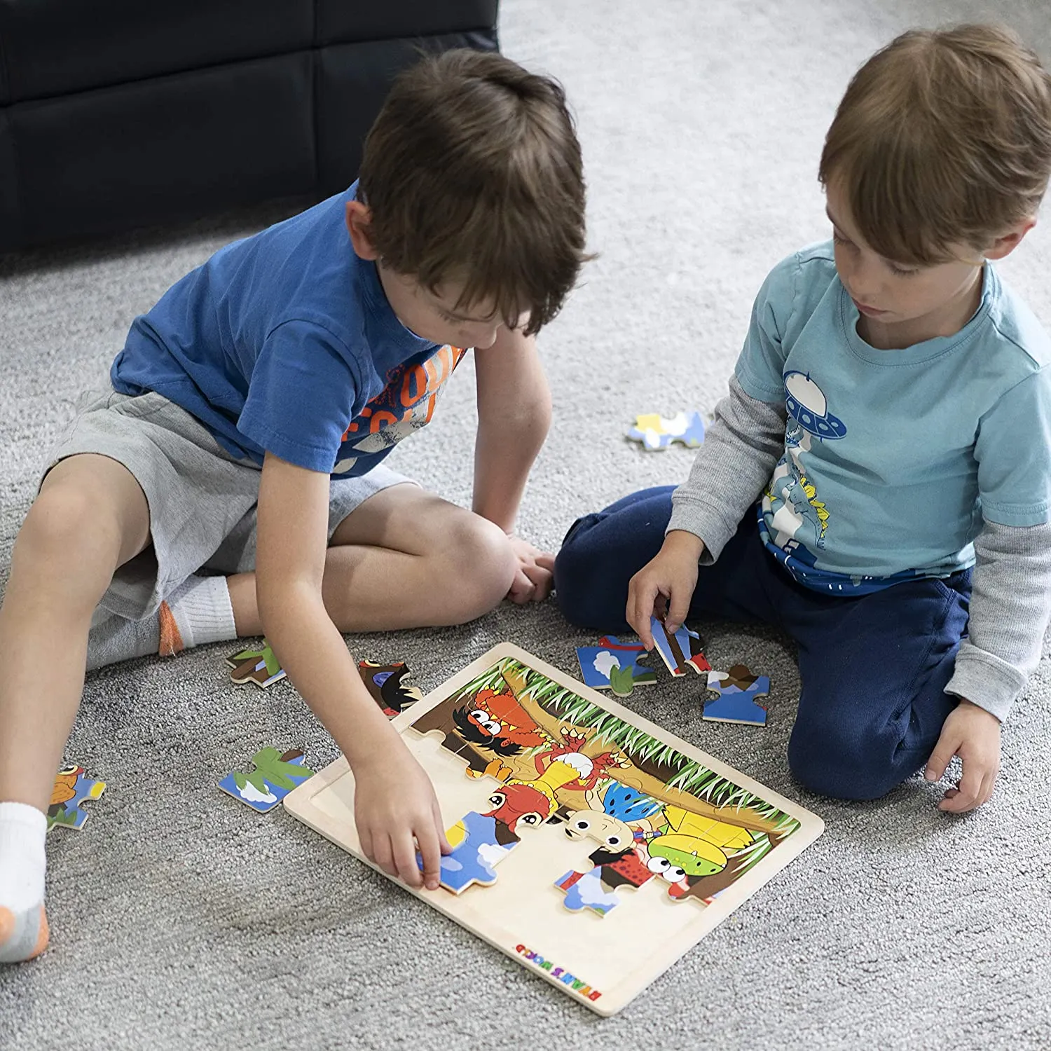 Ryan's World Jigsaw Puzzle Assortment: Red Dino and Friends, Food Truck, Pirate Adventure
