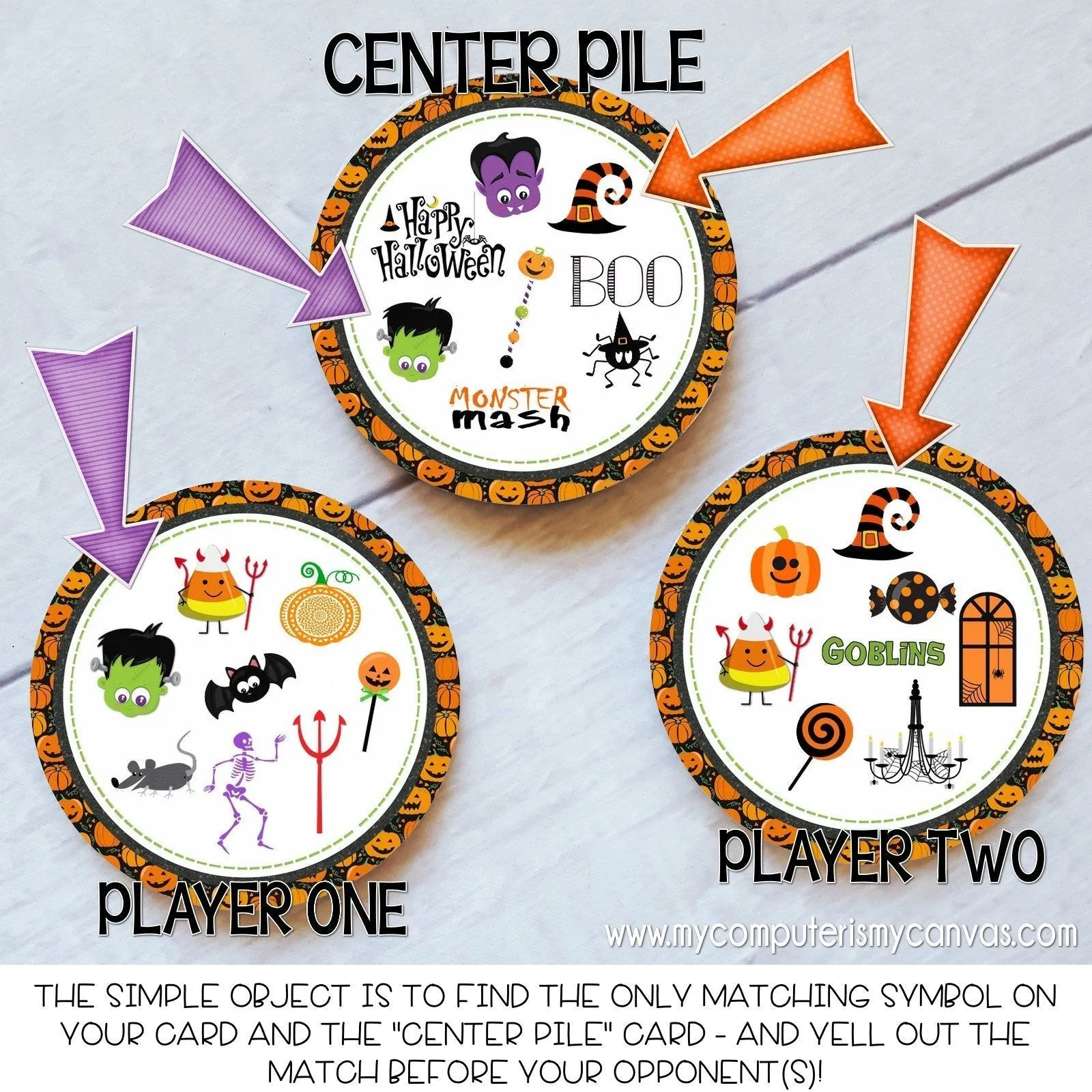 SEEK IT! {Trick or Treat} PRINTABLE Matching Game