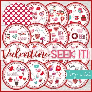 SEEK IT! {Valentine Edition} PRINTABLE Matching Game