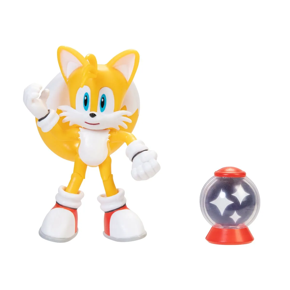 Sonic The Hedgehog 4 Inch Figure - Tails With Invincibility Item