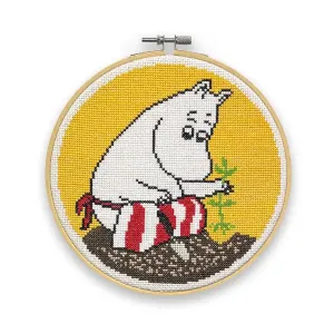 The Crafty Kit Co - Moominmamma Gardening - Cross Stitch