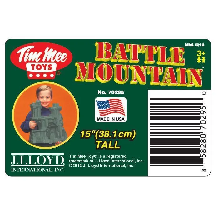 TimMee BATTLE MOUNTAIN Scenery: Figure Display or Play Terrain - Made in USA