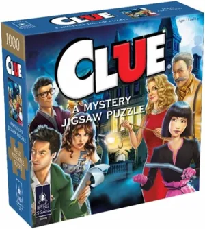 U Games 1000pc Hasbro Mystery Puzzle - Cluedo