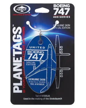 United Airlines Boeing 747-PlaneTags Tail # N198UA