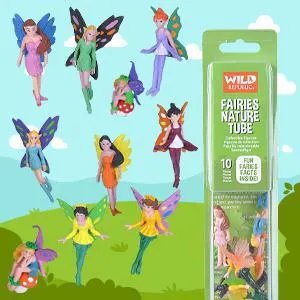 Wild Republic African Animal Figurines Tube, Zoo Animals, Jungle Animals,13 inch